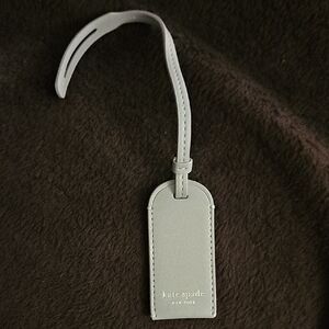 Kate Spade Purple/Gray Luggage Tag